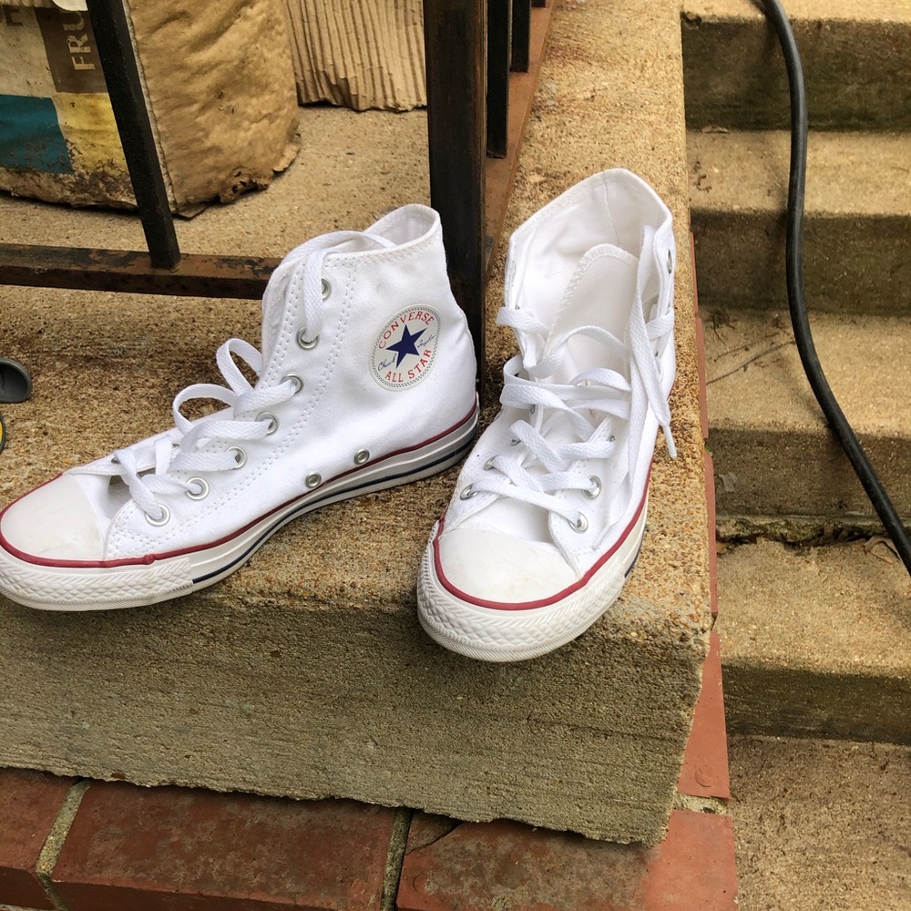 White high top converse